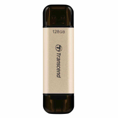 TRANSCEND Flash Disk 128GB JetFlash®930C, TLC, USB 3.2/USB Type C (R:420/W:400 MB/s) černý