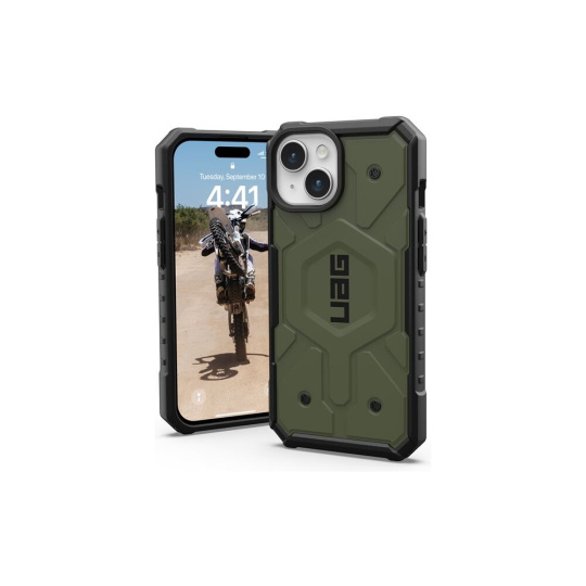 UAG Pathfinder MagSafe iPhone 15 olivový 