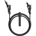 Nomad Kevlar Universal 100W kabel USB-C/USB-C, USB-A, MicroUSB (1,5m) černý