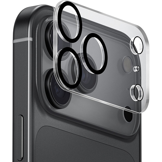 UNIQ Optix Clearshield Frameguard sklo na fotoaparát iPhone 17 Pro čiré