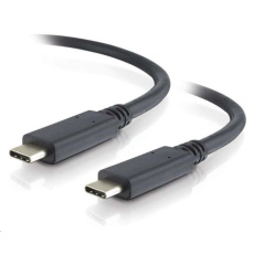 PremiumCord USB-C kabel ( USB 3.2 generation 2x2, 5A, 100W, 20Gbit/s ) černý, 1m PremiumCord USB-C kabel ( USB 3.2 generation 2x2, 5A, 100W, 20Gbit/s ) černý, 1m