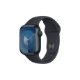 Apple Watch Series 9 41mm Temně inkoustový hliník s temně inkoustovým sportovním řemínkem M/L