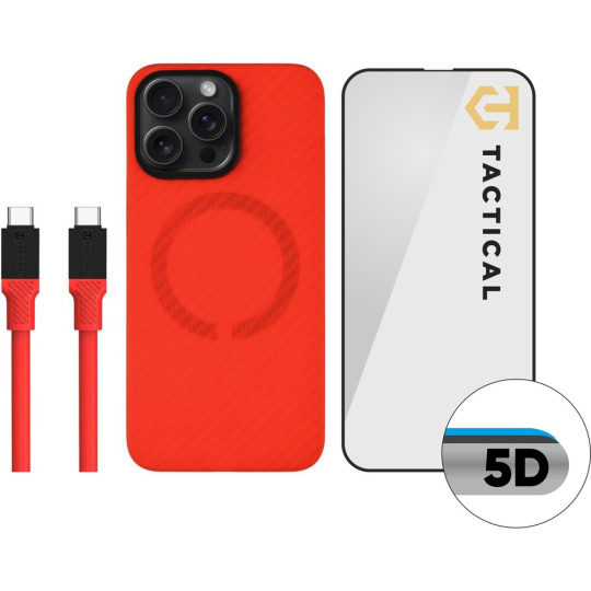 Tactical Red Limited Edition Combo pro Apple iPhone 15 Pro Max červené
