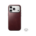 Nomad Modern Leather Case (Horween) MagSafe kožený kryt iPhone 17 Pro Burgundy
