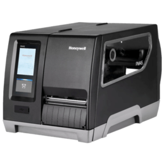 Honeywell PM45, 24 dots/mm (600 dpi), peeler, disp., USB, USB Host, RS232, Ethernet