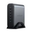 Satechi 200W 6x USB-C nabíjecí adaptér šedý