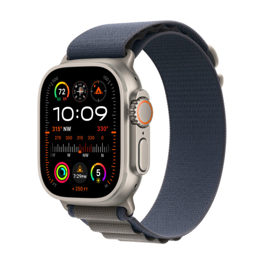 Apple Watch 49/45/44/42mm modrý Alpský tah velký