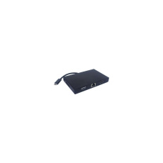 PremiumCord Převodník USB-C na RJ45, HDMI, VGA, USB3.0, SD,audio ,PD charge