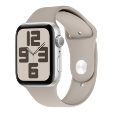 OBAL:ME Silikonový Řemínek pro Apple Watch 38-41mm (S-M) béžový