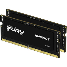 Kingston FURY Impact Black DDR5 16GB 4800MT/s CL38 SO-DIMM (2x8GB) XMP