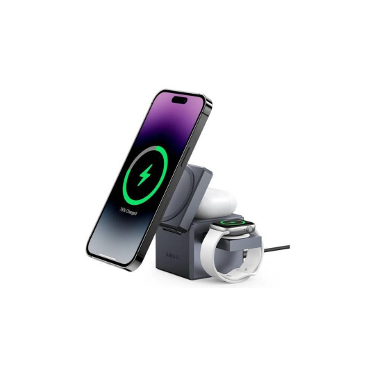 Anker Cube 3v1 MagSafe nabíječka (30W) černá