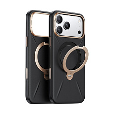 Torras Ostand Q3 VegSkin MagSafe kryt iPhone 17 Pro obsidian black