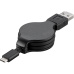 PremiumCord kabel USB 3.1 C/M - USB 2.0 A/M navíjecí 1m