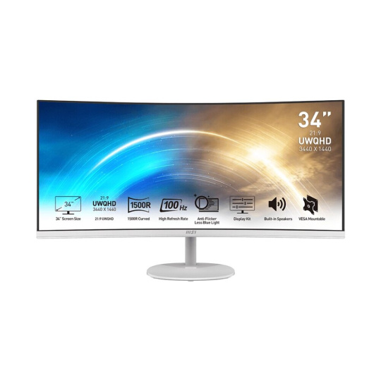 MSI PRO MP341CQW LED monitor 34"