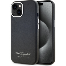Karl Lagerfeld Grained PU Hotel RSG zadní kryt iPhone 13 černý