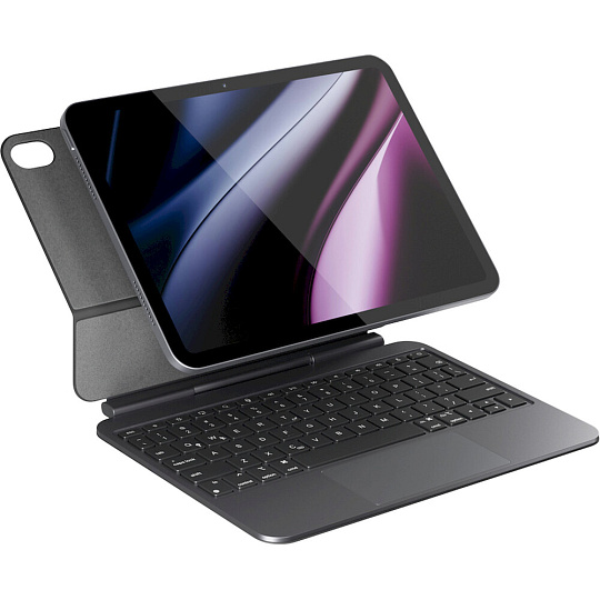 Epico UltraBoard tenká hliníková klávesnice s pouzdrem pro Apple iPad 10,9"/11" US vesmírně černá