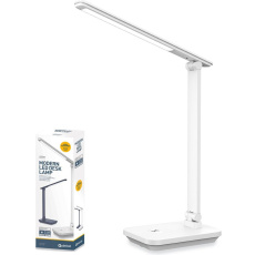 Platinet PDL6731W LED stolní lampa 5W USB nabíjecí bílá