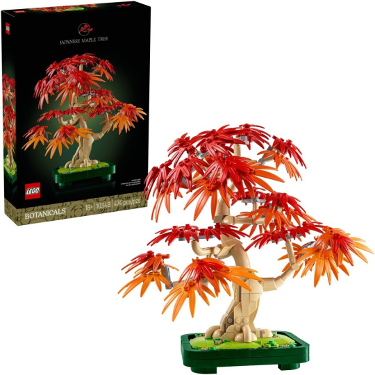 LEGO Botanicals 10348 Bonsaj – Japonský červený javor
