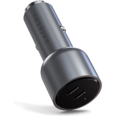 Satechi 40W Dual USB-C PD Car Charger stříbrný