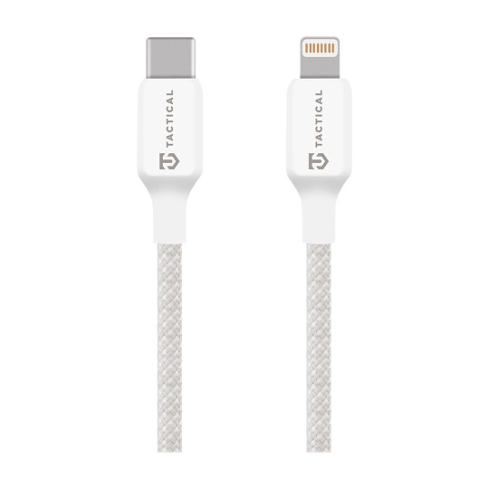 Tactical Stitch Thread kabel USB-C/Lightning (27W) 2m bílý