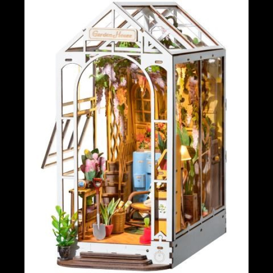 RoboTime 3D skládačka Zarážka na knihy Garden House (dřevěná) RoboTime 3D skládačka Zarážka na knihy Garden House (dřevěná)