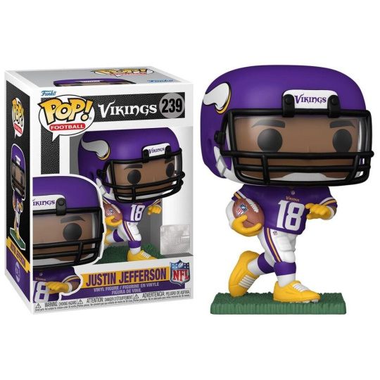 Funko POP! #239 Football: NFL - Justin Jefferson (Minnesota Vikings)