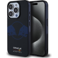 Oracle Red Bull Racing PC/TPU Two Bulls Magsafe kryt iPhone 15 Pro modrý