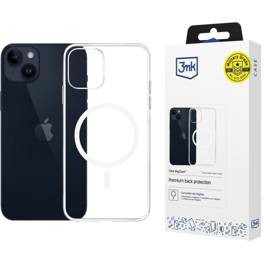 3mk Clear MagCase kryt Apple iPhone 16e