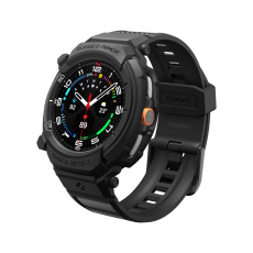 Spigen Rugged Armor Pro kryt s řemínkem Galaxy Watch8 Classic (46mm) matně černý Spigen Rugged Armor Pro kryt s řemínkem Galaxy Watch8 Classic (46mm) matně černý