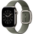 Apple Watch 42/41/40/38mm šalvějově šedý řemínek s moderní přezkou malý