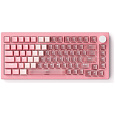 Akko 5075 V3 HE Akko AstroAim herní klávesnice (US) růžová průhledná