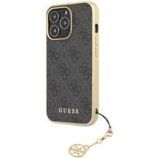 Guess 4G Charms Cover iPhone 13 Pro šedý