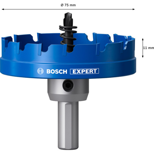 Bosch děrovka EXPERT Sheet Metal 75 mm