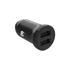 FIXED autonabíječka s 2xUSB výstupem, 15W Smart Rapid Charge černá