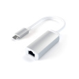 Satechi USB C - Ethernet redukce stříbrná