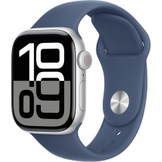 Apple Watch 41/40/38mm denimový sportovní řemínek S/M