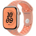Apple Watch 49/46/45/44mm Alpenglow Pink sportovní řemínek Nike S/M