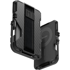 Aulumu G03 Multi-Tool Magnetic Metal Wallet MagSafe peněženka Carbon Fiber Cover