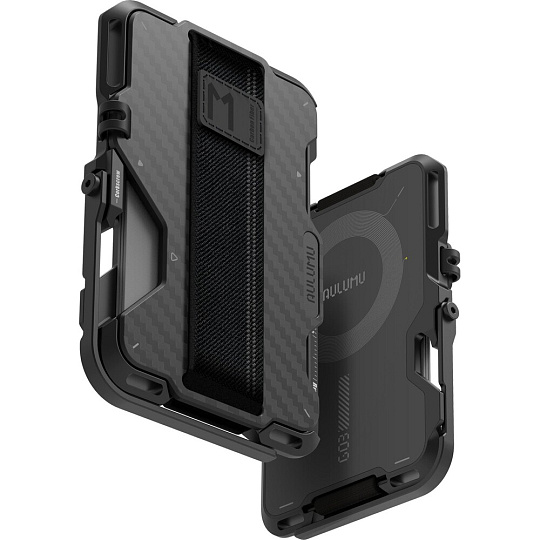Aulumu G03 Multi-Tool Magnetic Metal Wallet MagSafe peněženka Carbon Fiber Cover