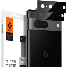 Spigen Glass Optik 2 Pack tvrzené sklo pro Google Pixel 7 černé