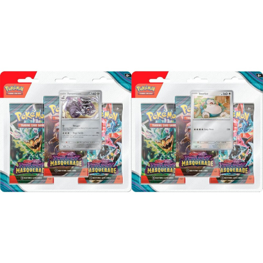 Pokémon TCG: SV06 Twilight Masquerade - 3 Blister Booster