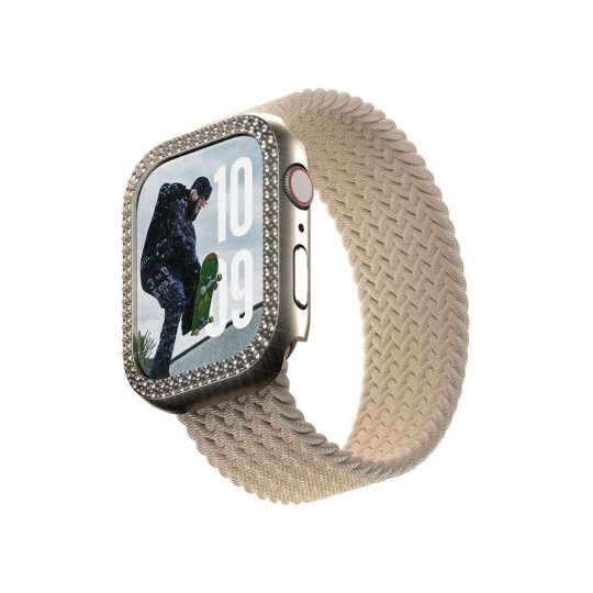 PanzerGlass® SAFE Apple Watch 10 (42mm) bumper třpytivě zlatý rámeček