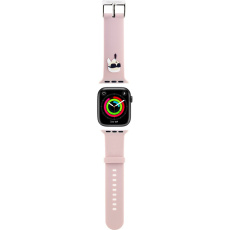 Karl Lagerfeld Karl Head NFT řemínek pro Apple Watch 42/44/45/46/49 růžový