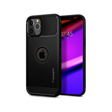 Spigen Rugged Armor kryt iPhone 12 / 12 Pro černý