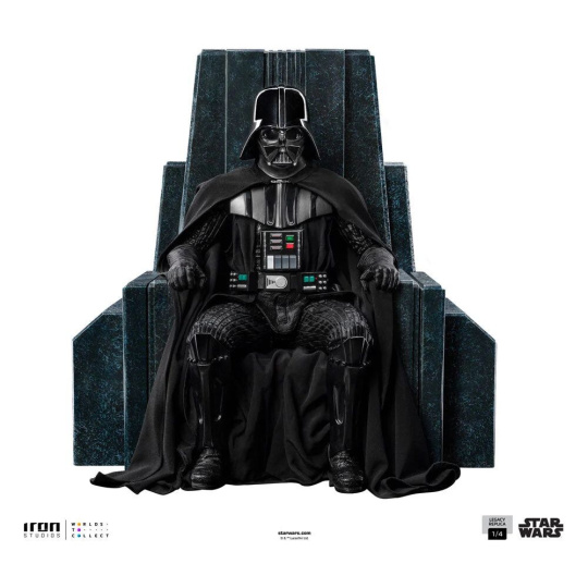 Socha Iron Studios Legacy Replica 1/4 Star Wars - Darth Vader on Throne 48 cm