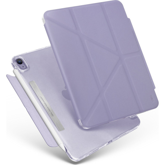 UNIQ Camden Antimikrobiální pouzdro iPad Mini (2021/2024) fialové