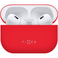 FIXED Silky silikonové pouzdro pro Apple AirPods Pro/Pro 2 červené