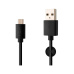 FIXED datový a nabíjecí kabel USB-C, USB 2.0, 2 metry, 3A, černý