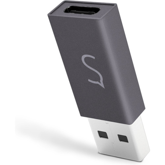 iWant USB-A / USB-C  redukce na klíče vesmírně šedá 