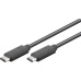 PremiumCord Kabel USB-C 3.1 - USB-C 3.1/, 1m, černý
